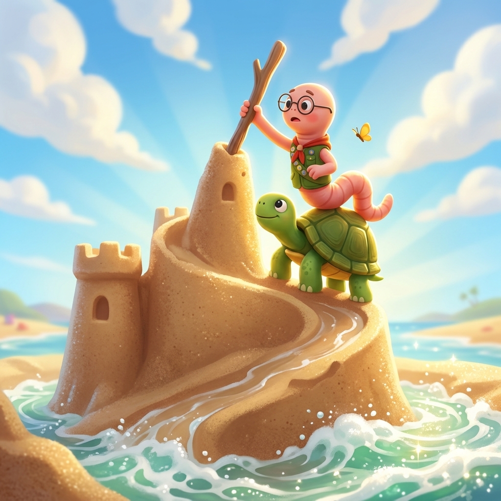 Fillbert's Tall, Tall Sandcastle